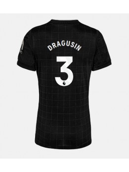 Ženski Nogometna dresi replika Tottenham Hotspur Radu Dragusin #3 Gostujoči 2025-26 Kratek rokav